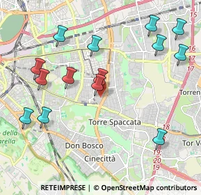 Mappa Via dei Lecci, 00172 Roma RM, Italia (2.44714)