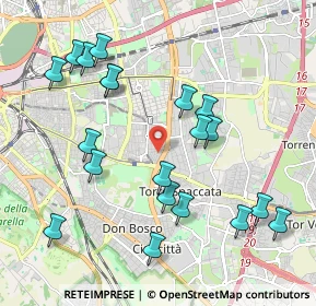 Mappa Via dei Lecci, 00172 Roma RM, Italia (2.2855)