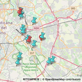 Mappa Via dei Lecci, 00172 Roma RM, Italia (4.95571)