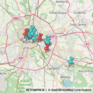 Mappa Via dei Lecci, 00172 Roma RM, Italia (6.23462)