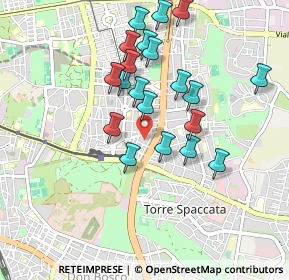 Mappa Via dei Lecci, 00172 Roma RM, Italia (0.9055)