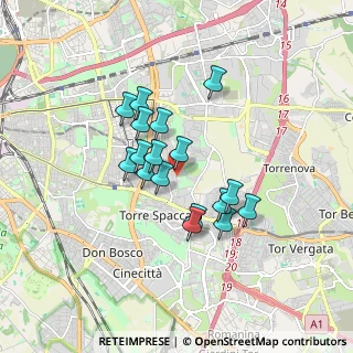 Mappa Via Francesco Bonafede, 00172 Roma RM, Italia (1.41)