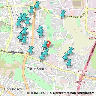 Mappa Via Francesco Bonafede, 00172 Roma RM, Italia (1.215)