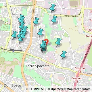 Mappa Via Francesco Bonafede, 00172 Roma RM, Italia (1.0825)