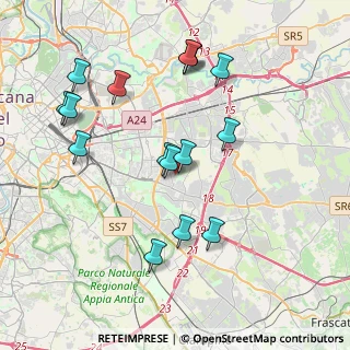 Mappa Via Francesco Bonafede, 00172 Roma RM, Italia (4.25125)