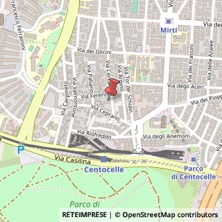 Mappa Via Ceccano, 9, 00172 Roma, Roma (Lazio)