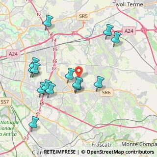 Mappa Via S. Gregorio di Catania, 00133 Roma RM, Italia (4.53357)