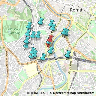 Mappa Via Cesare Pascarella, 00153 Roma RM, Italia (0.849)