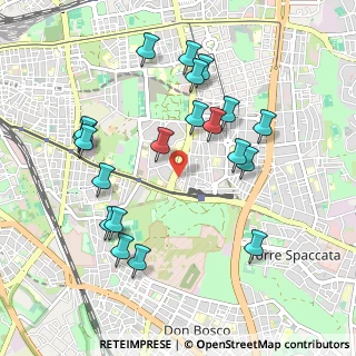 Mappa Via Fontechiari, 00172 Roma RM, Italia (1.08)