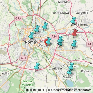 Mappa Via Percile, 00172 Roma RM, Italia (8.47083)