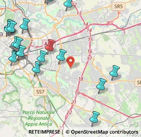 Mappa Via Pietro Sanguinetti, 00172 Roma RM, Italia (6.236)