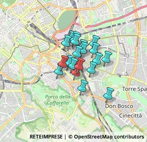 Mappa Via Paolo Albera, 00181 Roma RM, Italia (1.0625)