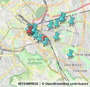 Mappa Via Norcia, 00181 Roma RM, Italia (1.58)