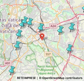 Mappa Via Norcia, 00181 Roma RM, Italia (5.35455)