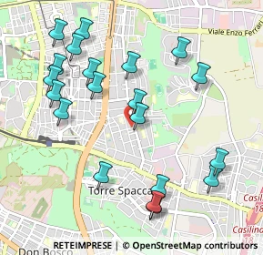 Mappa Via del Campo, 00172 Roma RM, Italia (1.167)