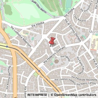 Mappa Via Francesco Catel,  25, 00152 Roma, Roma (Lazio)