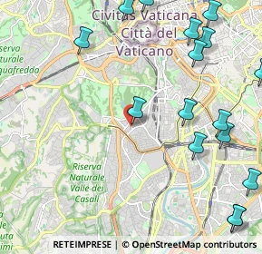 Mappa Via Francesco Catel, 00152 Roma RM, Italia (3.09938)