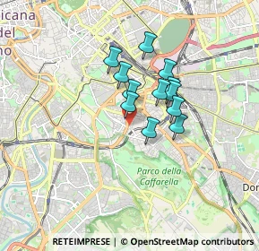 Mappa Via Foligno, 00100 Roma RM, Italia (1.22167)