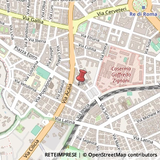 Mappa Via Satrico, 63, 00183 Roma, Roma (Lazio)