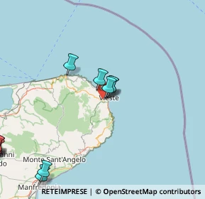 Mappa Contrada Cerasa, 71019 Vieste FG, Italia (25.39769)