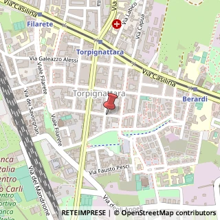 Mappa Via Natale Palli, 29, 00175 Roma, Roma (Lazio)
