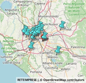 Mappa Via delle Begonie, 00172 Roma RM, Italia (9.48059)