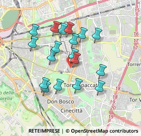 Mappa Via delle Begonie, 00172 Roma RM, Italia (1.68778)