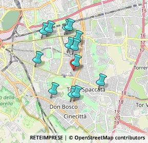 Mappa Via delle Begonie, 00172 Roma RM, Italia (1.68)