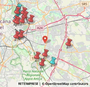 Mappa Via dei Licheni, 00172 Roma RM, Italia (5.45389)