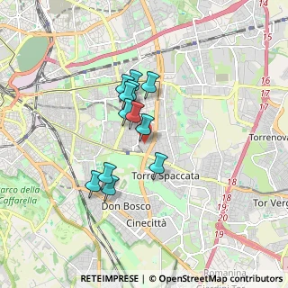 Mappa Via dei Licheni, 00172 Roma RM, Italia (1.36917)