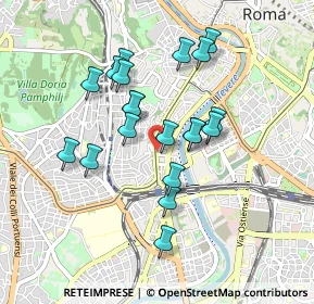 Mappa Via Portuense, 00153 Roma RM, Italia (0.8285)