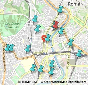 Mappa Via Portuense, 00153 Roma RM, Italia (1.175)