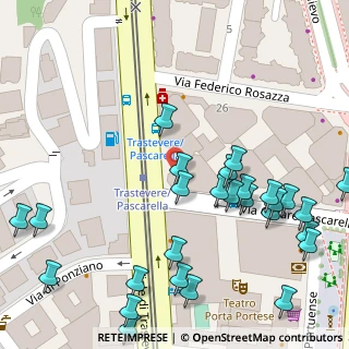 Mappa Via Portuense, 00153 Roma RM, Italia (0.07778)