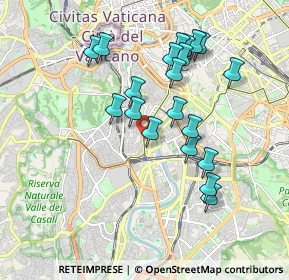 Mappa Via Portuense, 00153 Roma RM, Italia (1.8445)