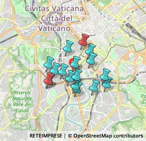 Mappa Via Portuense, 00153 Roma RM, Italia (1.28353)