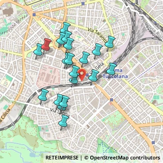 Mappa Via Ivrea, 00183 Roma RM, Italia (0.4505)