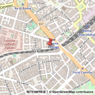 Mappa Via Ivrea, 22/A, 00183 Roma, Roma (Lazio)
