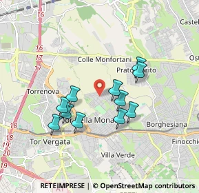 Mappa Via Priolo Gargallo, 00133 Roma RM, Italia (1.58636)
