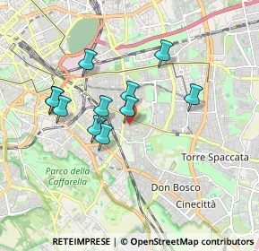 Mappa Via Carlo della Rocca, 00177 Roma RM, Italia (1.62)