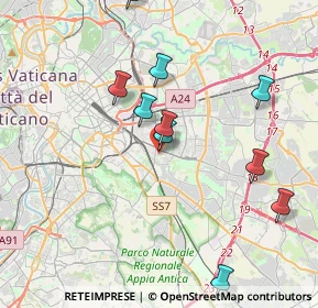 Mappa Via Carlo della Rocca, 00177 Roma RM, Italia (4.72273)