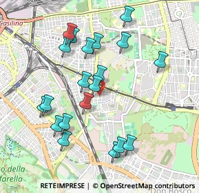 Mappa Via Carlo della Rocca, 00177 Roma RM, Italia (1.0315)