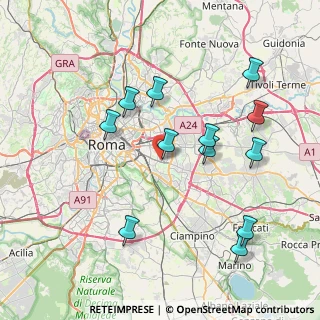 Mappa Via Alceste Trionfi, 00172 Roma RM, Italia (8.53417)