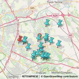 Mappa Via Centrache, 00132 Roma RM, Italia (3.7395)