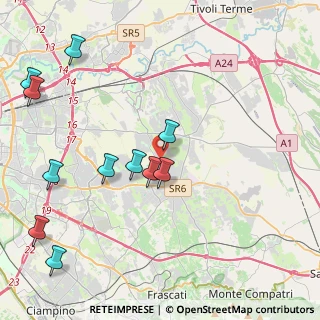 Mappa Via Centrache, 00132 Roma RM, Italia (5.27091)