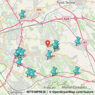 Mappa Via Centrache, 00132 Roma RM, Italia (5.37846)