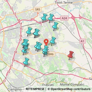 Mappa Via Centrache, 00132 Roma RM, Italia (3.58882)