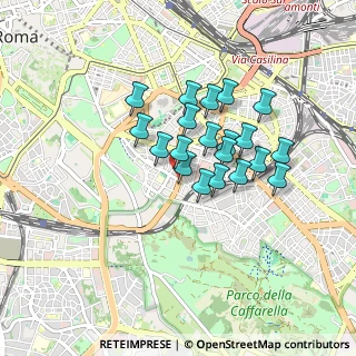 Mappa Via Satrico, 00183 Roma RM, Italia (0.7005)