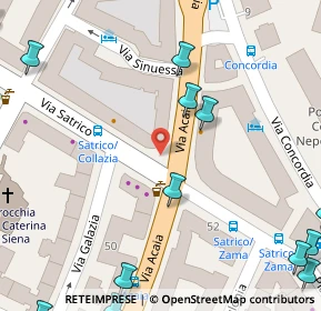 Mappa Via Acaia, 00183 Roma RM, Italia (0.135)
