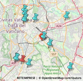 Mappa Via Novi, 00183 Roma RM, Italia (5.24231)