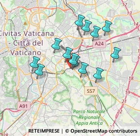 Mappa Via Novi, 00183 Roma RM, Italia (3.14923)
